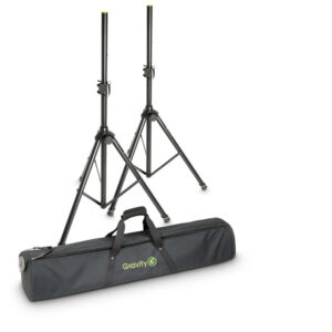 Gravity SS 5211 B SET 1 - Set of 2 Speaker Stands, Aluminium, with Bag