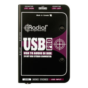 Radial USB-Pro Stereo USB DI