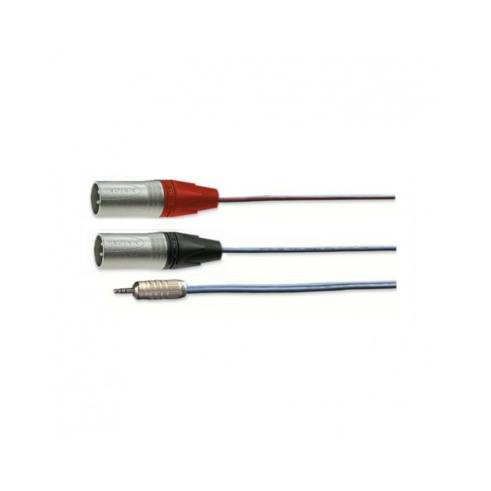 Rean Mini Jack to 2 x MXX Twin 1 Pair Cable (Choose Length)