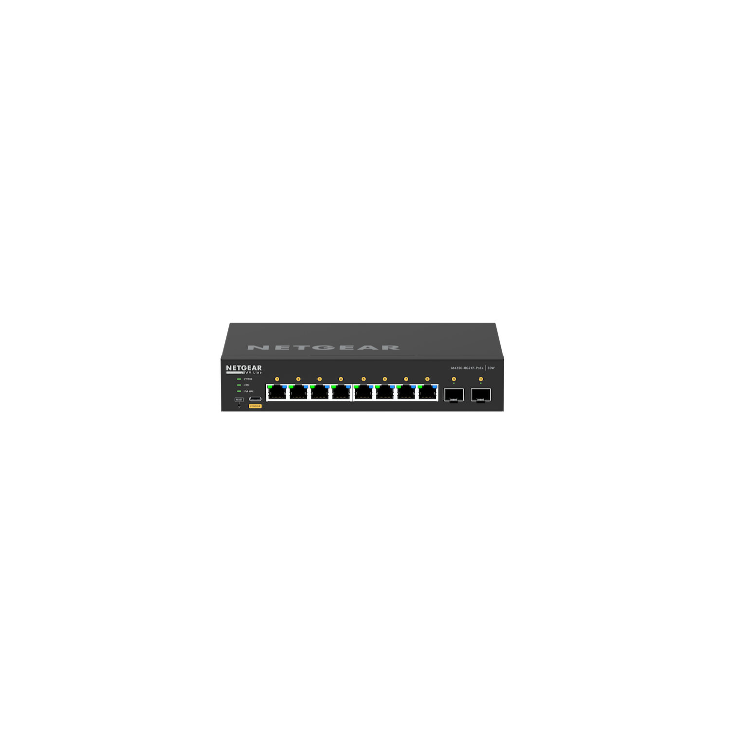 Netgear AV Line M4250-8G2XF-PoE+ (GSM4210PX) Managed Network Switch - Image 9